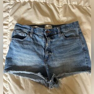 Universal threads highest rise shortie shorts. Size 10. Target. Blue